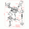05 - Karburátor náhradné diely  - GY6 50ccm