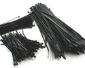Sťahovacie pásky čierne   rôzne veľkosti  - 100 ks 