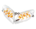 Smerovky  STR8 predné LED Chrom E-schválenie - Aprilia SR Factory