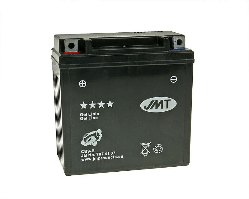 Batéria JMT Gel YB9-B / 12N9-4B1 / 12N9-BS