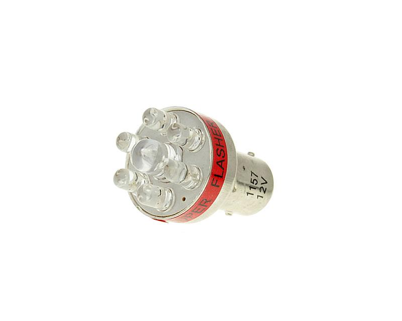 Žiarovka  Svetlo zadné  LED Flasher červeno-modrá 12V 5/21W