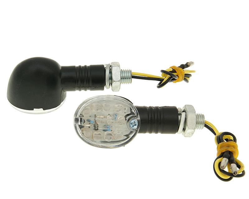 Smerovky  M10 LED Drop čierna