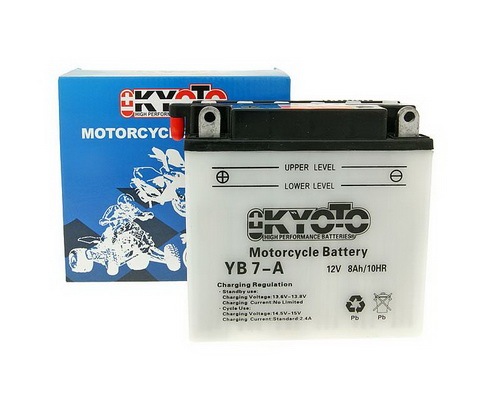 Batéria Kyoto 12V - YB7-A / 12N7-4A