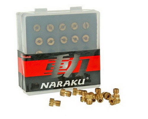 Sada trysiek karburátora Naraku M4 80-98 10ks