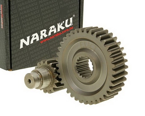 Prevod sekundárny  Naraku Racing 16/37 +25% - GY6 125/150ccm 152/157QMI
