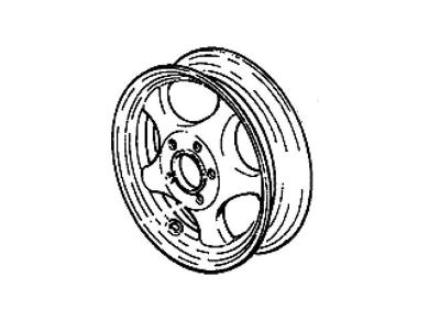 Ráfik / disk zadné koleso (fgst. Exs1t)