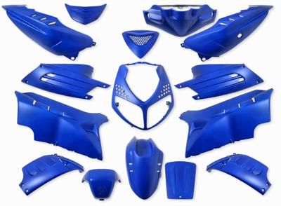 Sada plastov kapotáže  15 dielov  SPS-Racing Modrá farba matná - Peugeot Speedfight 2