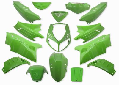 Sada plastov kapotáže  15 dielov  SPS-Racing Kawasaki zelená  - Peugeot Speedfight 2
