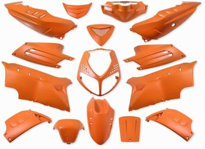 Sada plastov kapotáže  15 dielov  SPS-Racing oranžová matná - Peugeot Speedfight 2