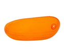 Sklíčko smerovky predné  ľavá strana  oranžová farba  - Gilera Stalker