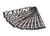 Nálepka Yasuni -ADRENALINE EXHAUST- 115X35 MM