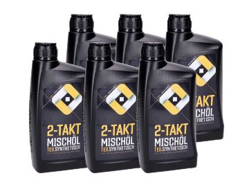 Obrázok z motorový olej / motorový olej 101 oktánový polosyntetický 2-taktný 6x 1 liter