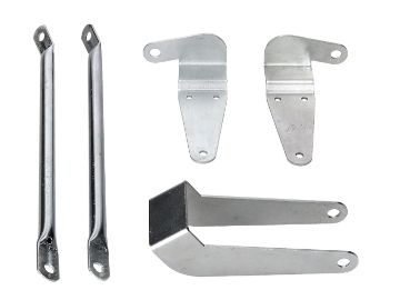 Obrázok z Montážna sada ochranného plechu 5-ks pre Simson S50, S51, S70