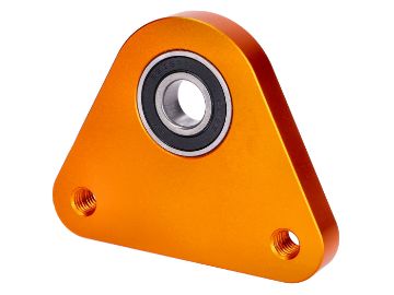 Obrázok z Konzola zadného kolesa s ložiskom SWIING Racing hliníková zlatá pre Piaggio Ciao, Si, Bravo, Boxer