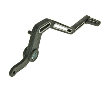 Obrázok z brzdový pedál aluminum carbon-optic pre MBK X-Power, Yamaha TZR