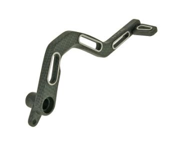 Obrázok z brzdový pedál aluminum carbon optic pre Derbi Senda DRD, SM, X