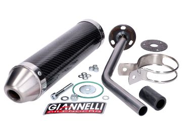 Obrázok z tlmič výfuku Giannelli carbon pre Aprilia RX 50 99-04, MX 50 02-04
