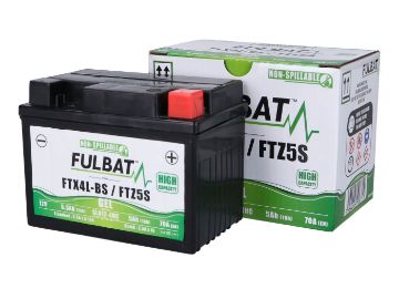 Obrázok z Batéria Fulbat High Power 5AH GEL +25% FTX4L-BS / FTZ5S SLA