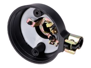 Obrázok z držiak smerových svetiel / puzdro 80mm okrúhle, čierne pre Simson S50, S51, S70, SR50, SR80