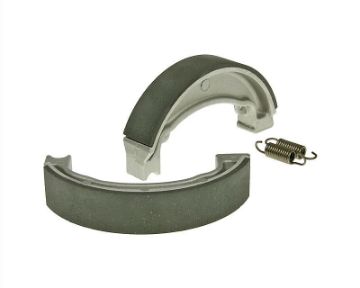 Obrázok z brzdové obloženie sada vrátane 2 pružín pre bubnovú brzdu 130x25mm