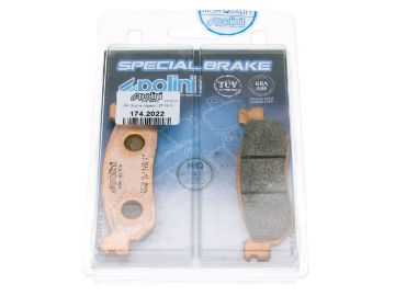 Obrázok z brzdové platničky Polini sintered pre MBK CityLine, Skyliner, Yamaha Majesty