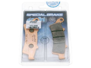 Obrázok z brzdové platničky Polini sintered pre Aprilia Atlantic, Kymco People GT