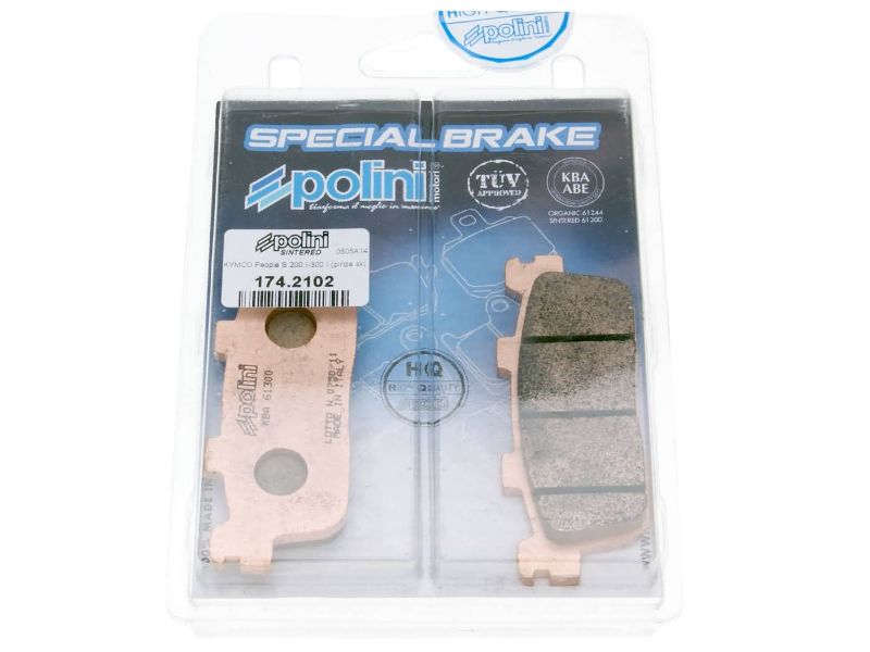 Obrázok z brzdové platničky Polini sintered pre Kymco K-XCT, People GT, S, X-Citing, New