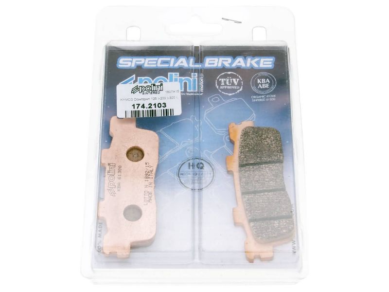 Obrázok z brzdové platničky Polini sintered pre Kymco Downtown 125, 300