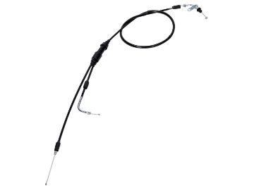 Obrázok z plynové lanko Naraku PTFE pre Rieju RRX, Spike-X, MRT, MRX 05-, SMX 05- (s olejovým čerpadlom Pricol)