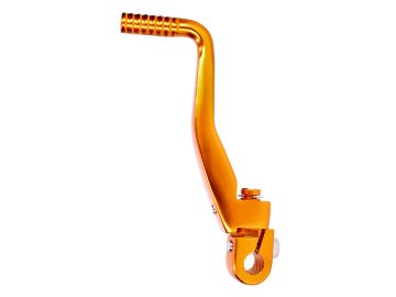 Obrázok z nakopávačka -štart páka sklopná, eloxovaný hliník, zlatá pre Simson S50, S51, S53, S70, S83