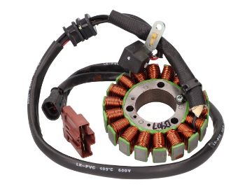 Obrázok z alternátor stator OEM pre Aprilia Scarabeo, Piaggio Beverly, MP3, Gilera Fuoco
