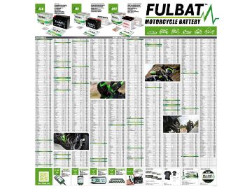 Obrázok z plagát Fulbat motorcycle a scooter Batéria applications