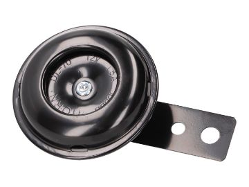 Obrázok z klaksón  12V DC 65mm čierna f.