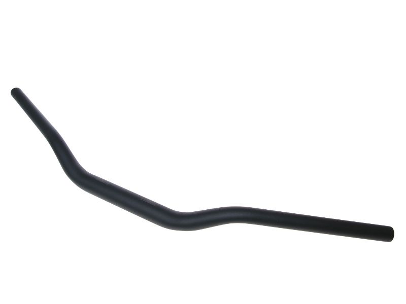 Obrázok z riadidlá zúžené aluminum matná čierna farba 28.6mm - 725mm