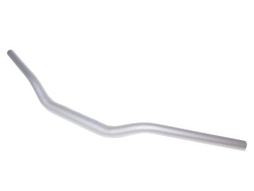 Obrázok z riadidlá zúžené aluminum matná strieborná pre 28.6mm - 725mm