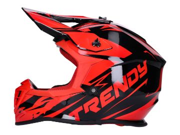 Obrázok z prilba Motocross Trendy T-903 Leaper čierna / červená - veľkosť XL (61-62)