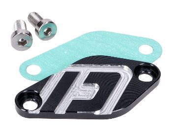 Obrázok z kryt olejového čerpadla Doppler V2 čierny pre Minarelli AM6, Derbi EBE, EBS, D50B