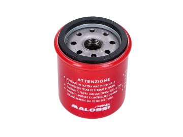 Obrázok z olejový filter Malossi Red Chilli pre Piaggio Leader, Quasar, Vespa ET4, LX, LXV, S, Primavera, Sprint, GTS 125-300cc 4-takt AC, LC Euro2, Euro3, Euro4