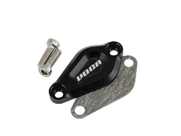 Obrázok z kryt olejového čerpadla  VOCA EVO čierna farba Minarelli AM6, Derbi EBE, EBS, D50B