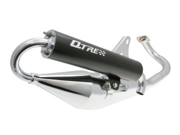 Obrázok z výfuk Tecnigas Q-Tre chrom pre Piaggio