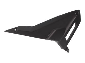 Obrázok z bočný kryt ľavý predn.OEM čierna farba Aprilia RX, SX, Derbi Senda, Gilera RCR, SMT 50 Euro4 2018-