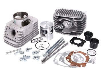 Obrázok z valec sada Malossi BIG DEPS 4 MHR 47mm pre Italjet Pack 50, Piaggio Bravo, Boss, Boxer, Ciao, Grillo, SI 50, MP-One