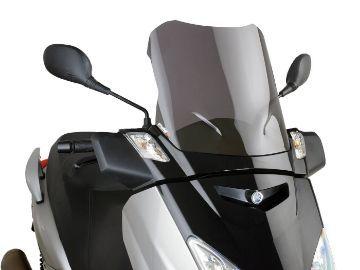 Obrázok z Plexi štít Puig V-Tech Line Touring  tmavý tónovaný pre Yamaha X-Max 125 YP125R 06-09