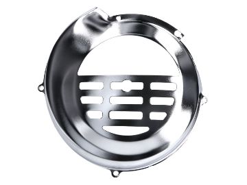 Obrázok z kryt ventilátora leštený nerez pre Vespa PK 50-125, V50, Primavera 125 ET3, Ape 50