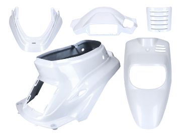 Obrázok z kapotáž sada biela farba metallic 5-dielov pre MBK Booster