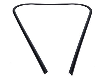 Obrázok z Ochranné bočné lišty - sada čierna farba pre LML, Vespa PX80-200