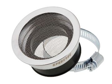 Obrázok z Sací lievik VOCA 48mm chrom pre PWK, karburátor s ploch. šupátkom