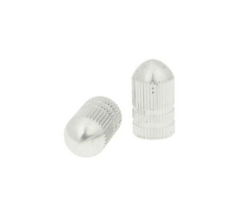 Obrázok z čiapočky ventilov Bullet elox aluminum - strieborná pre - univerzal 