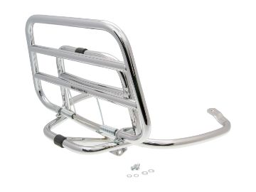 Obrázok z nosič batožiny / Kufor Top Case  skladací OEM  chrom pre Vespa Primavera / Sprint