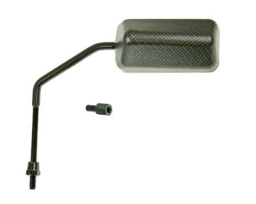 Obrázok z zrkadlo F1 carbon-look dlhá verzia ľavá strana / pravá strana vrátane závit Adaptér - univerzal 